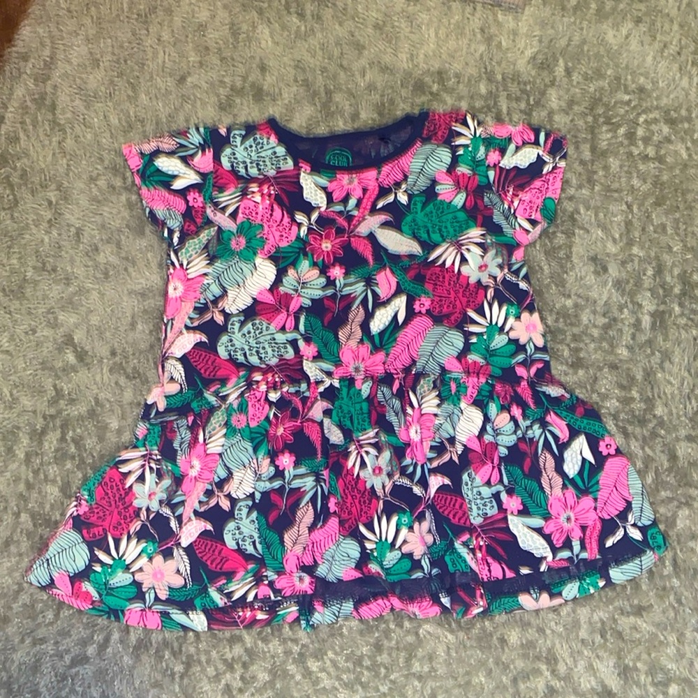 Must Bundle For $3 Deal! Adorable girls 18-24mo floral shortsleeve dress